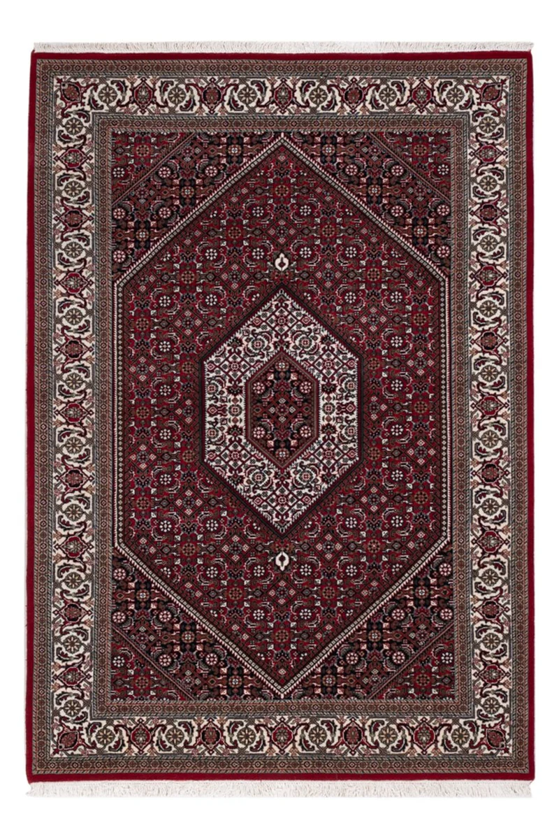 Indo Bidjar Teppich 127x183cm - Orientteppich - dunkelbeige