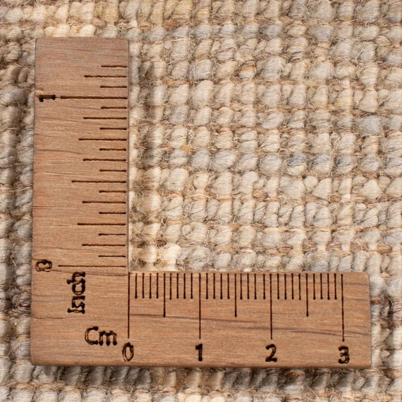 Berber Teppich 170x237cm - Wollteppich - hellgrau