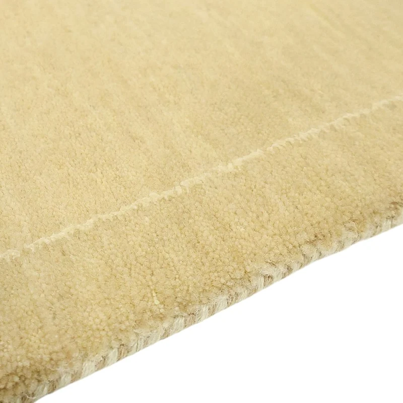 Indo Loribaft Teppich 140x198cm - Wollteppich - beige