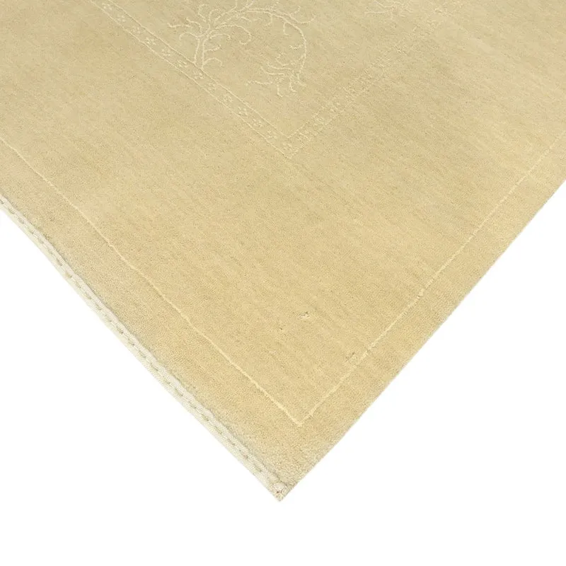 Indo Loribaft Teppich 140x198cm - Wollteppich - beige