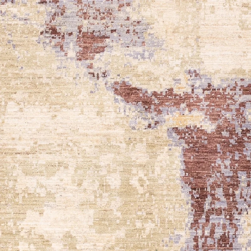 Designer Teppich 243x297cm - mehrfarbig
