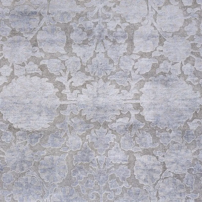 Designer Teppich 246x294cm - silber