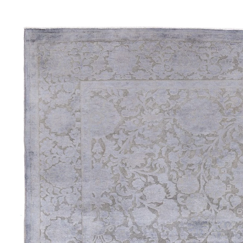 Designer Teppich 246x294cm - silber