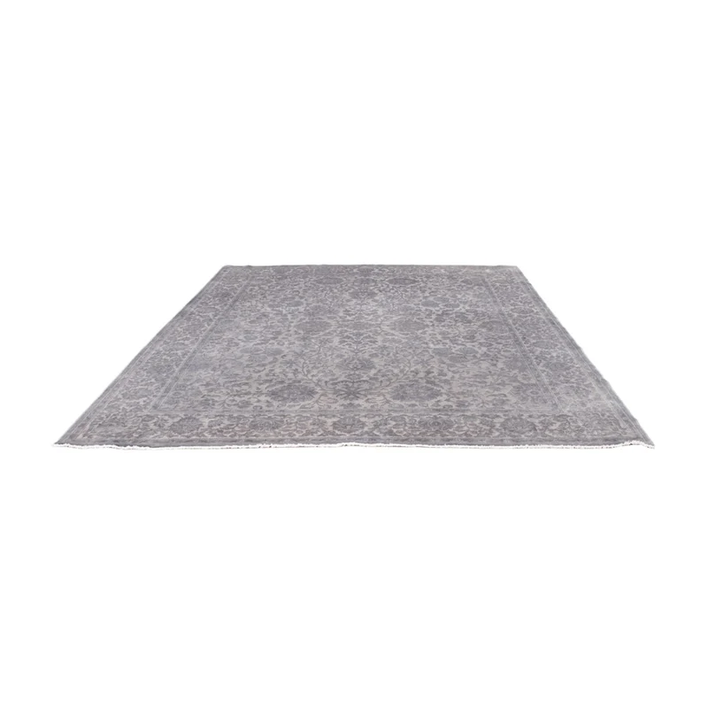 Designer Teppich 246x294cm - silber