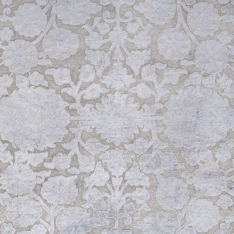 Designer Teppich 246x295cm - silber