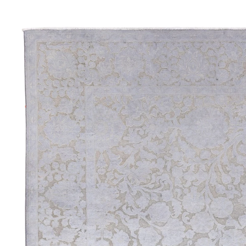 Designer Teppich 246x295cm - silber