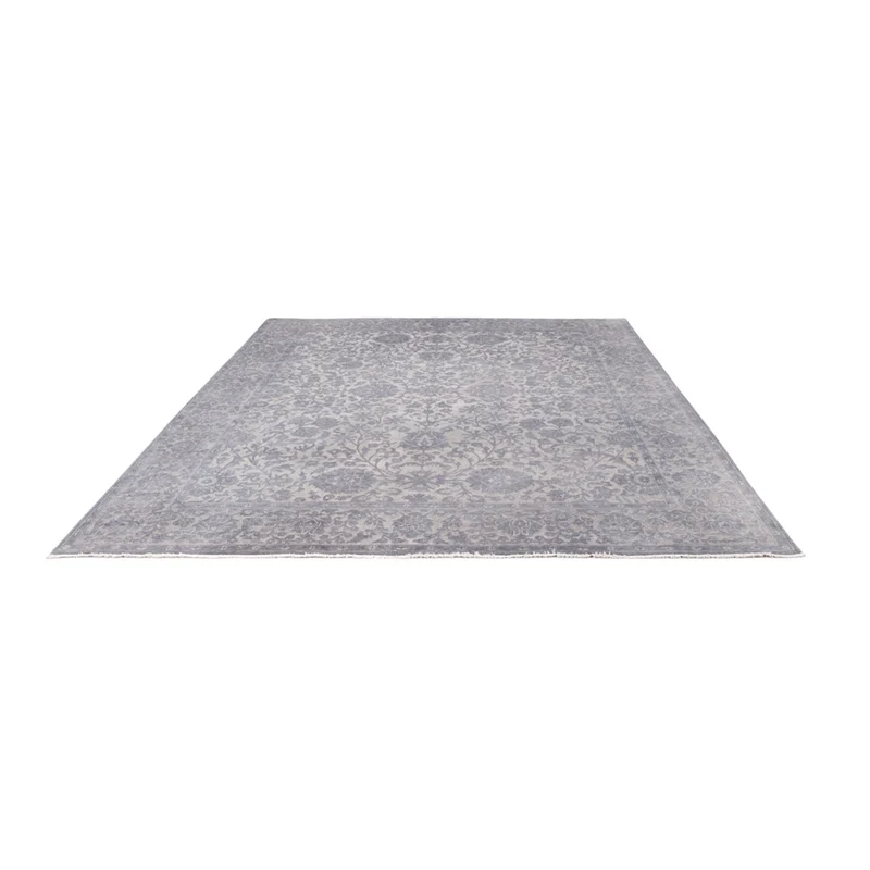 Designer Teppich 246x295cm - silber