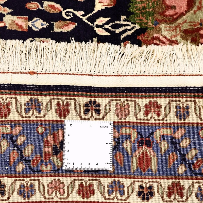 Afshar Sirjan Teppich 149x199cm - Perserteppich - dunkelblau