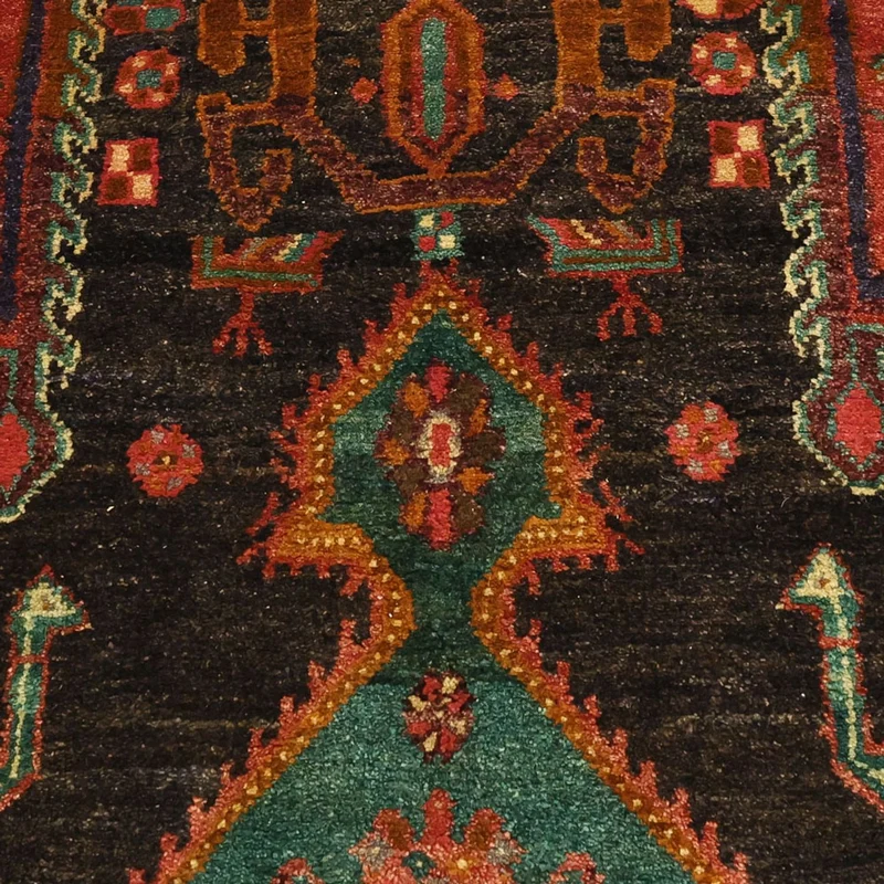 Hamadan Teppich 168x336cm - Perserteppich - mehrfarbig
