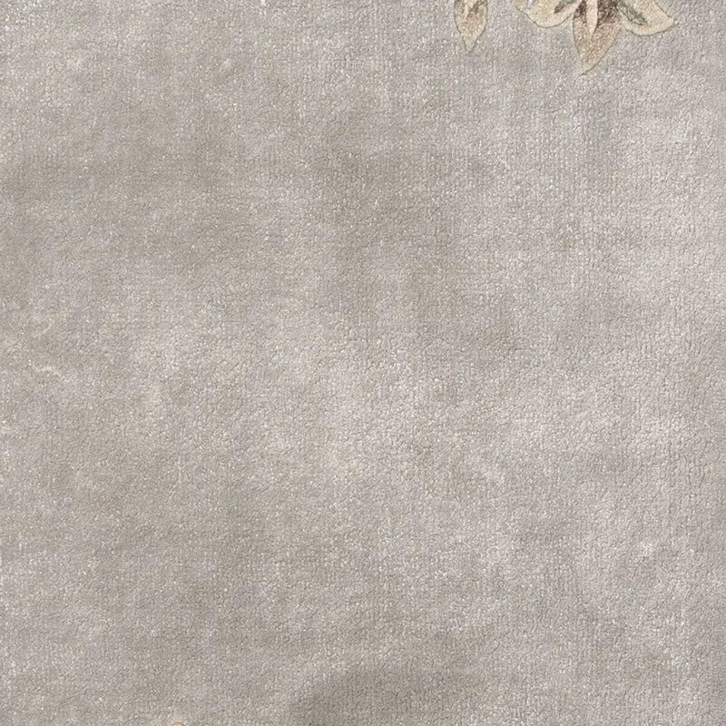 China Seide Teppich 60x124cm - Orientteppich - silber