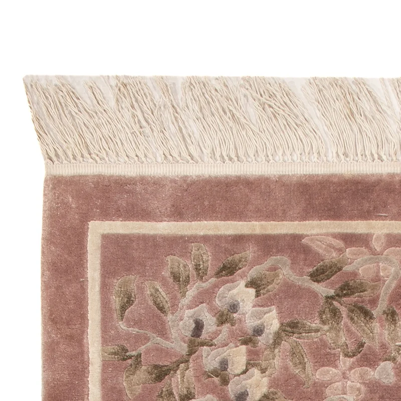 China Seide Teppich 62x123cm - Orientteppich - beige