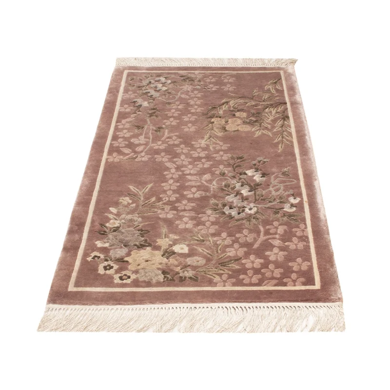 China Seide Teppich 62x123cm - Orientteppich - beige