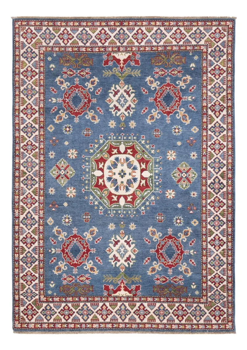 Kazak Teppich 170x234cm - Orientteppich - blau