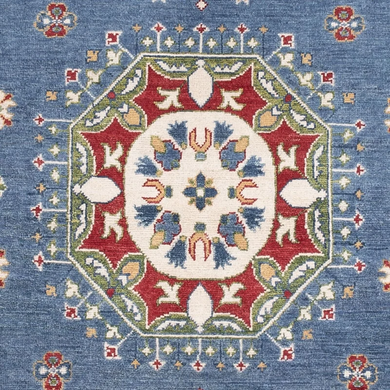 Kazak Teppich 170x234cm - Orientteppich - blau