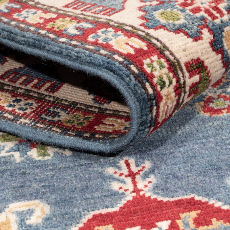 Kazak Teppich 170x234cm - Orientteppich - blau