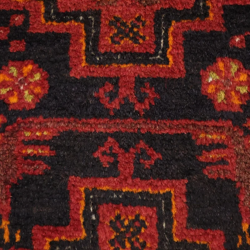 Belutsch Teppich 100x192cm - Orientteppich - dunkelrot