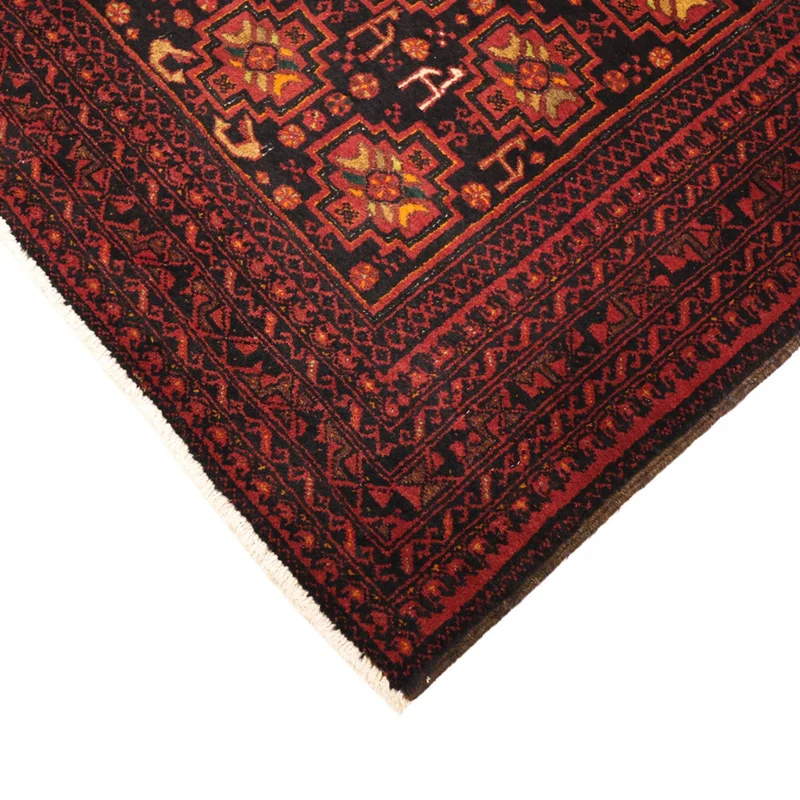 Belutsch Teppich 100x192cm - Orientteppich - dunkelrot