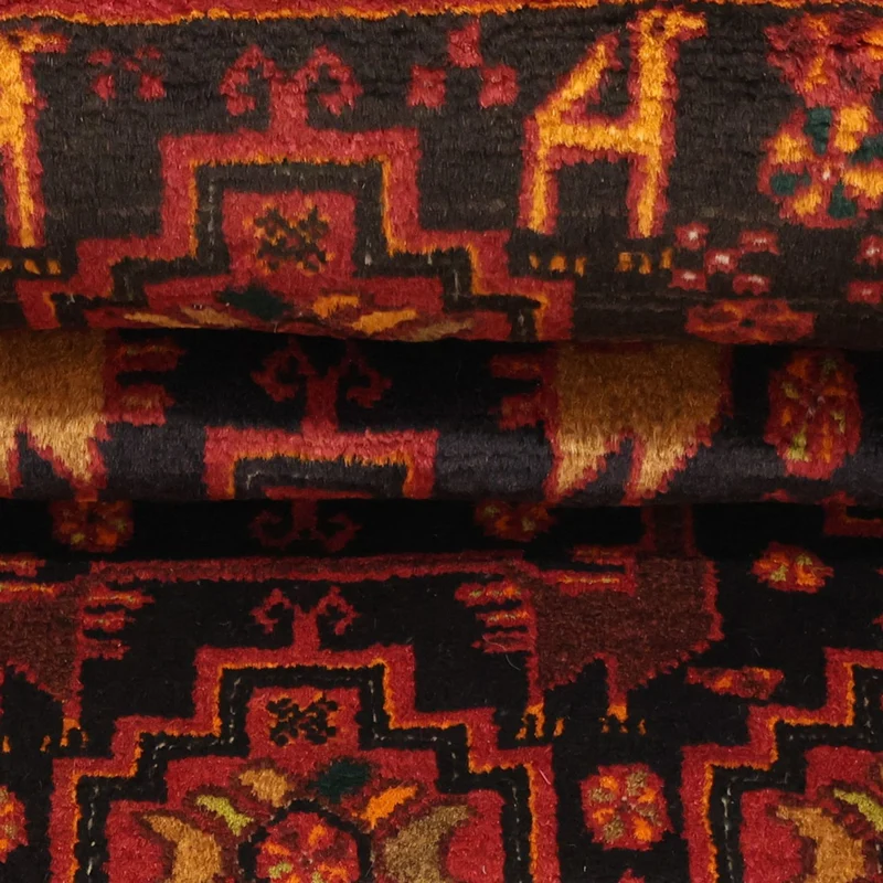 Belutsch Teppich 100x192cm - Orientteppich - dunkelrot