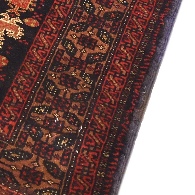 Belutsch Teppich 102x212cm - Orientteppich - dunkelbeige