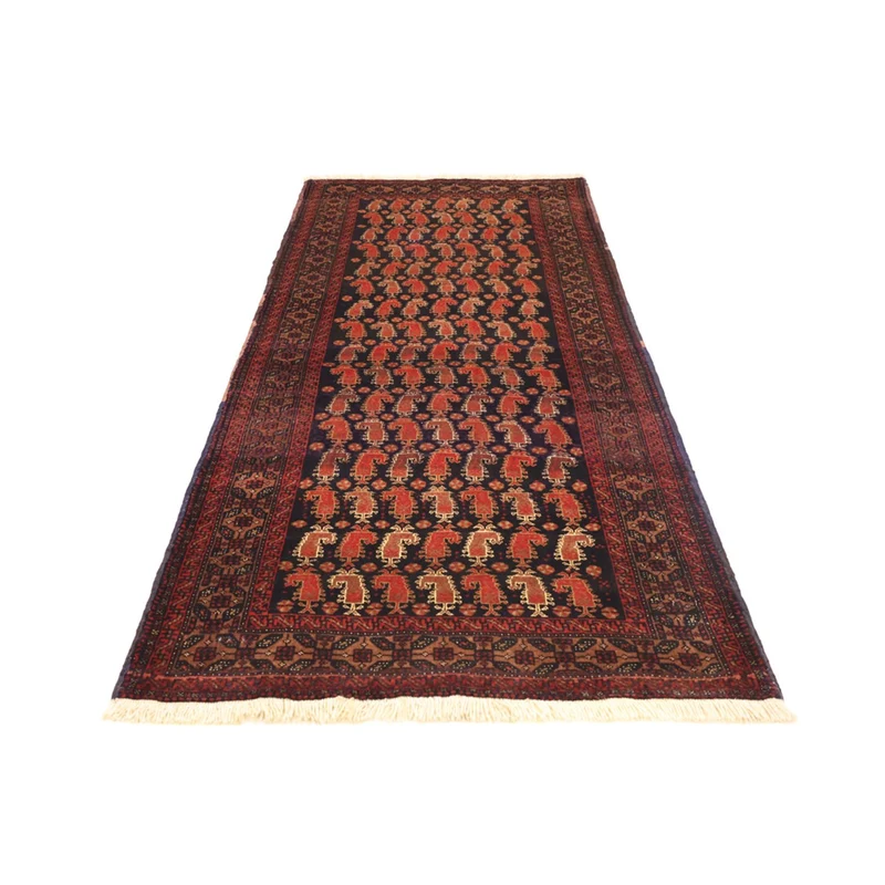 Belutsch Teppich 102x212cm - Orientteppich - dunkelbeige