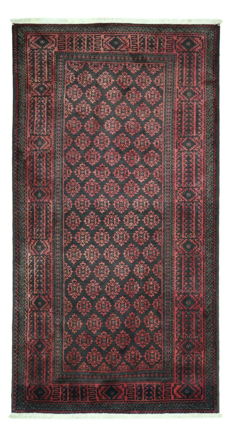 Belutsch Teppich 111x207cm - Orientteppich - dunkelblau