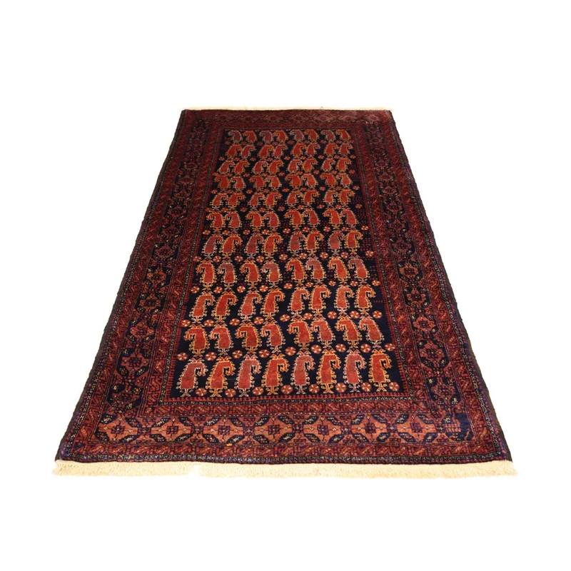 Belutsch Teppich 100x194cm - Orientteppich - dunkelrot