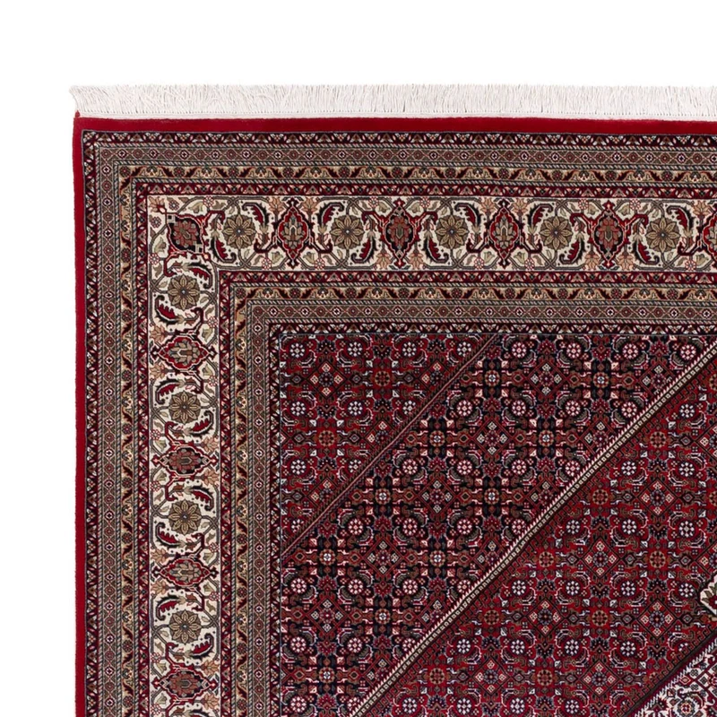 Indo Bidjar Teppich 247x300cm - Orientteppich - dunkelrot