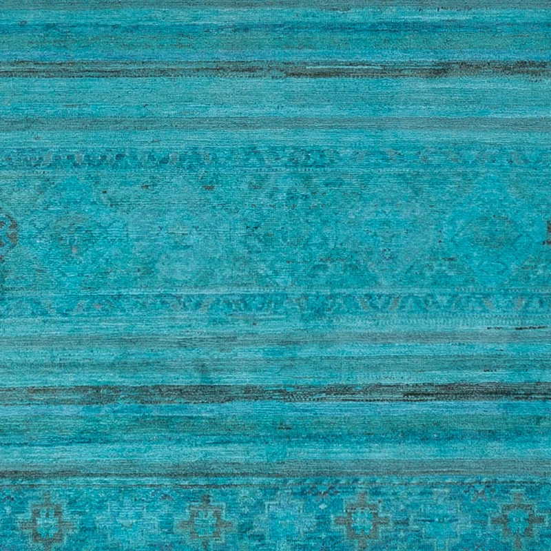Designer Teppich 248x294cm - türkis