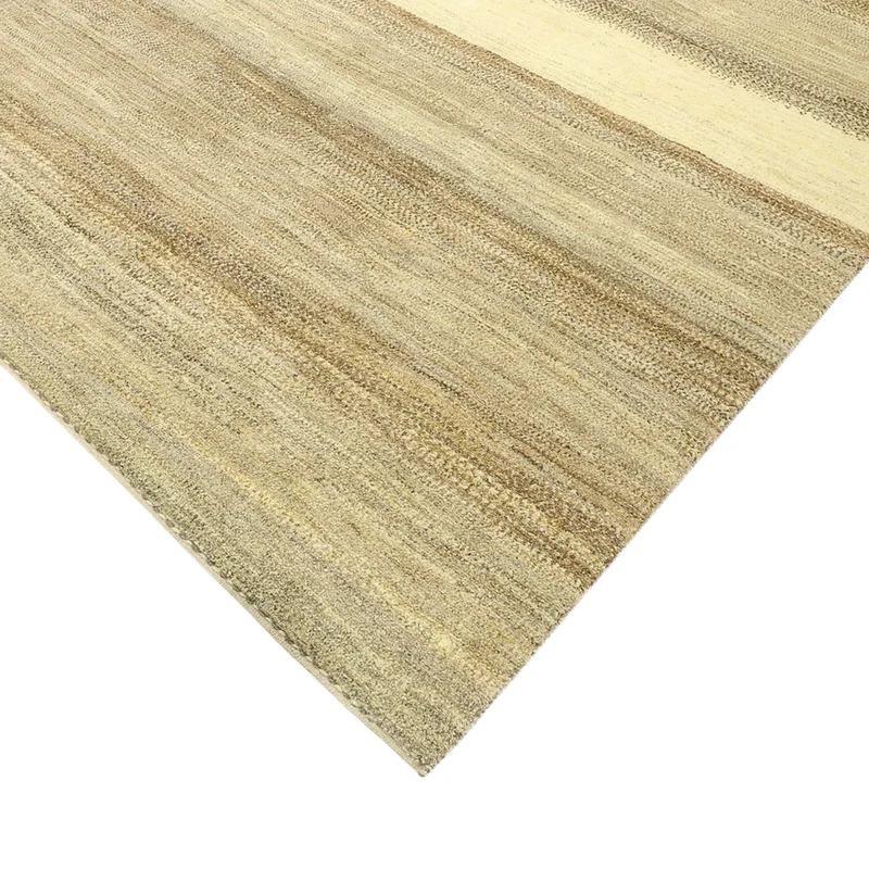 Gabbeh Persisch Teppich 247x329cm - Perserteppich Wollteppich - dunkelbeige