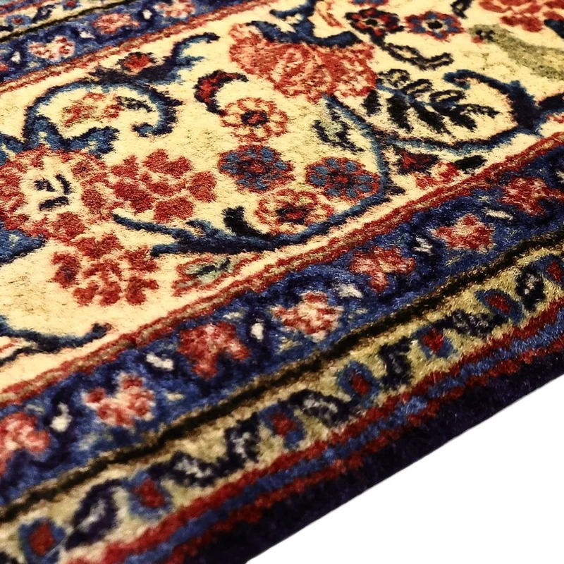Täbriz Teppich 136x197cm - Perserteppich - mehrfarbig