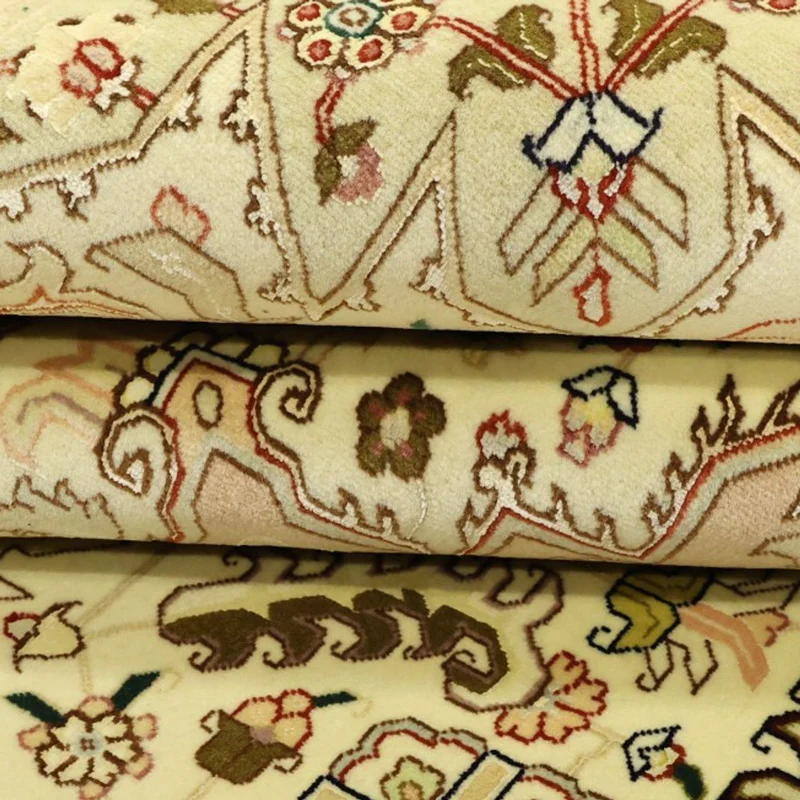 Täbriz Teppich 147x203cm - Perserteppich - beige