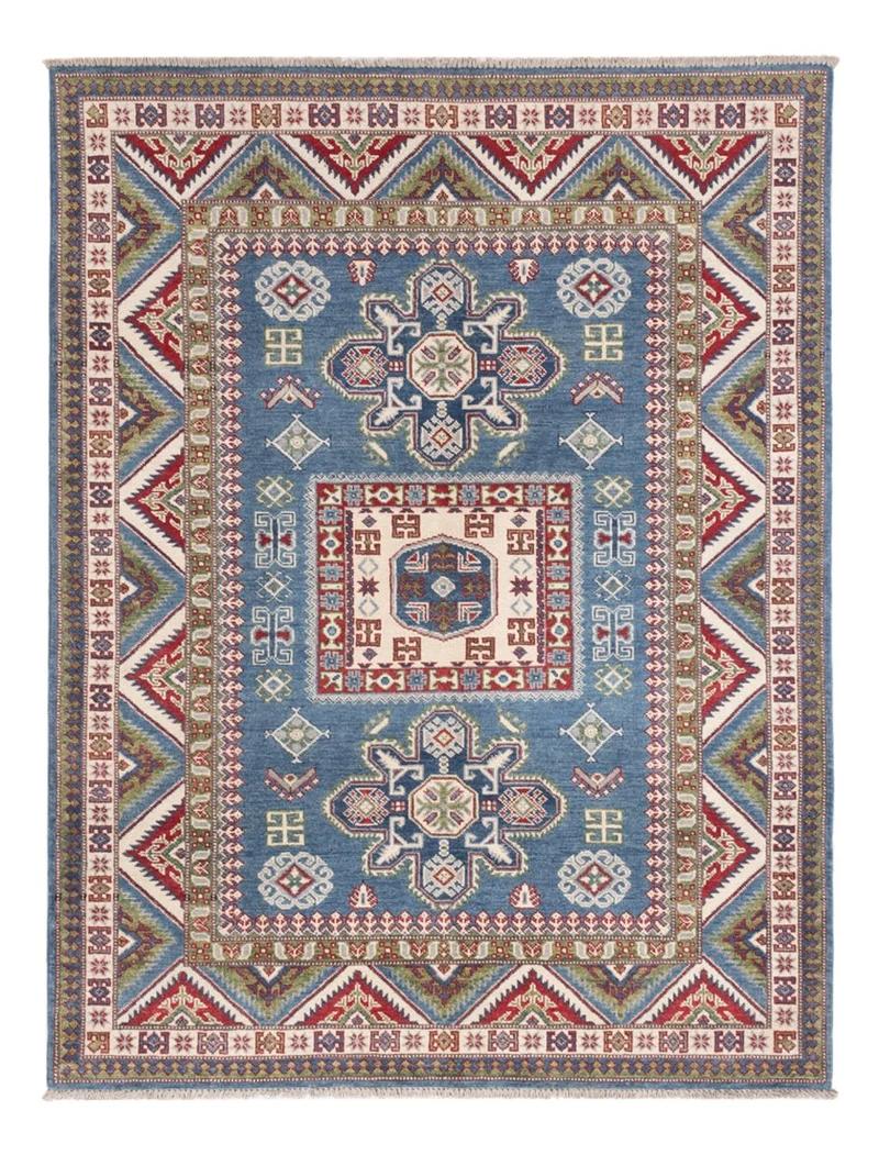 Kazak Teppich 149x197cm - Orientteppich - blau