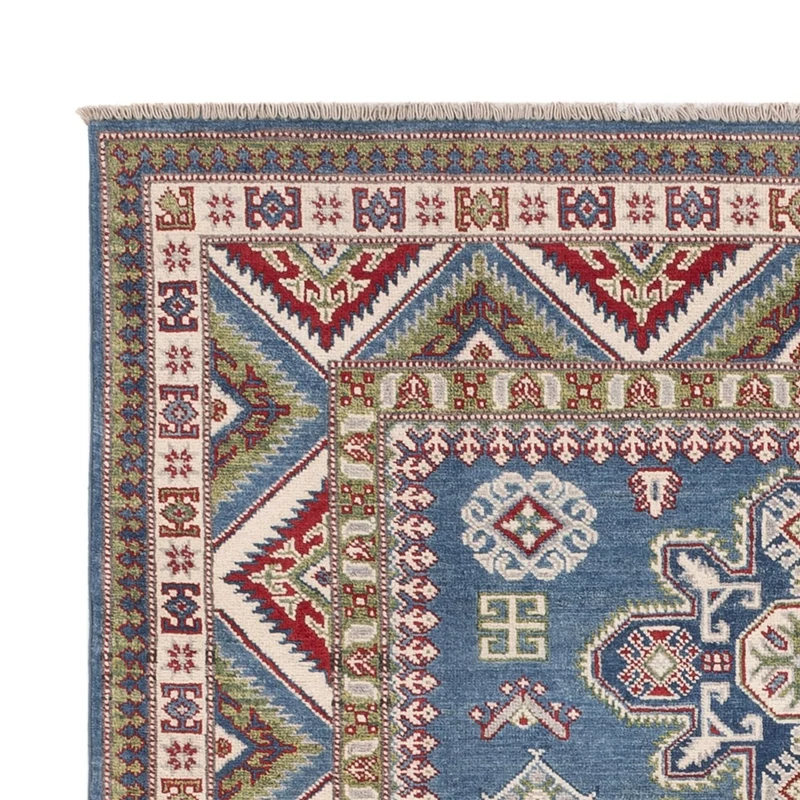 Kazak Teppich 149x197cm - Orientteppich - blau