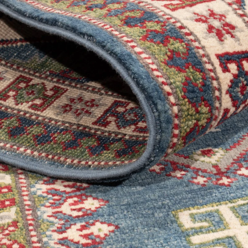 Kazak Teppich 149x197cm - Orientteppich - blau