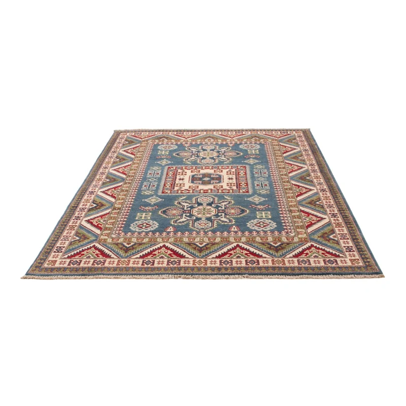Kazak Teppich 149x197cm - Orientteppich - blau