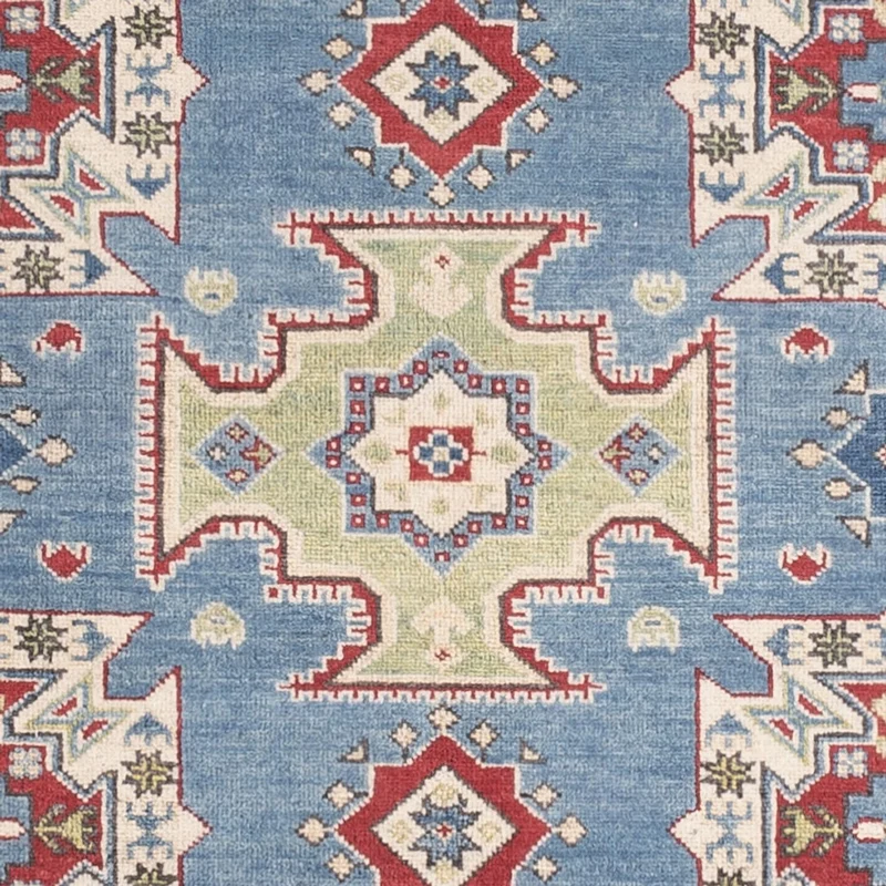 Kazak Teppich 150x198cm - Orientteppich - blau