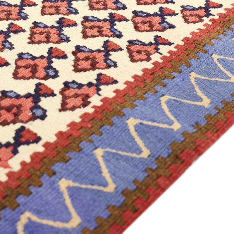 Kelim Fars Teppich 88x290cm - mehrfarbig