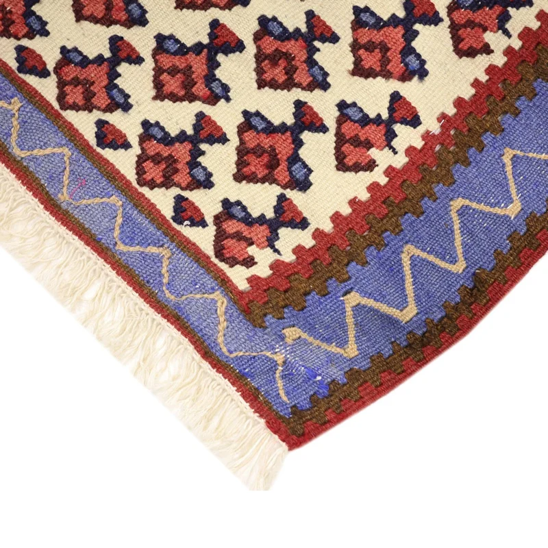 Kelim Fars Teppich 88x290cm - mehrfarbig