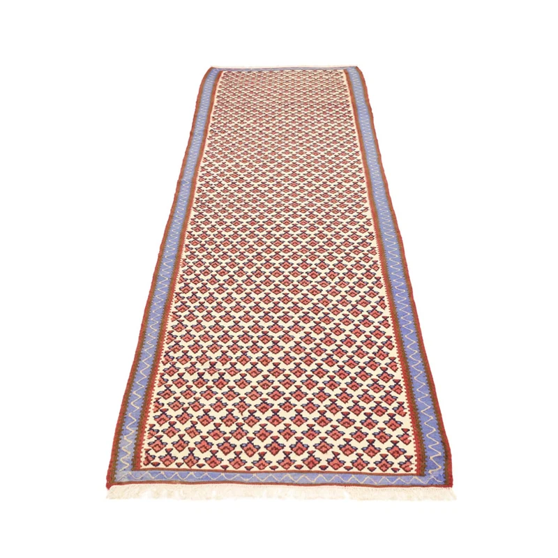 Kelim Fars Teppich 88x290cm - mehrfarbig