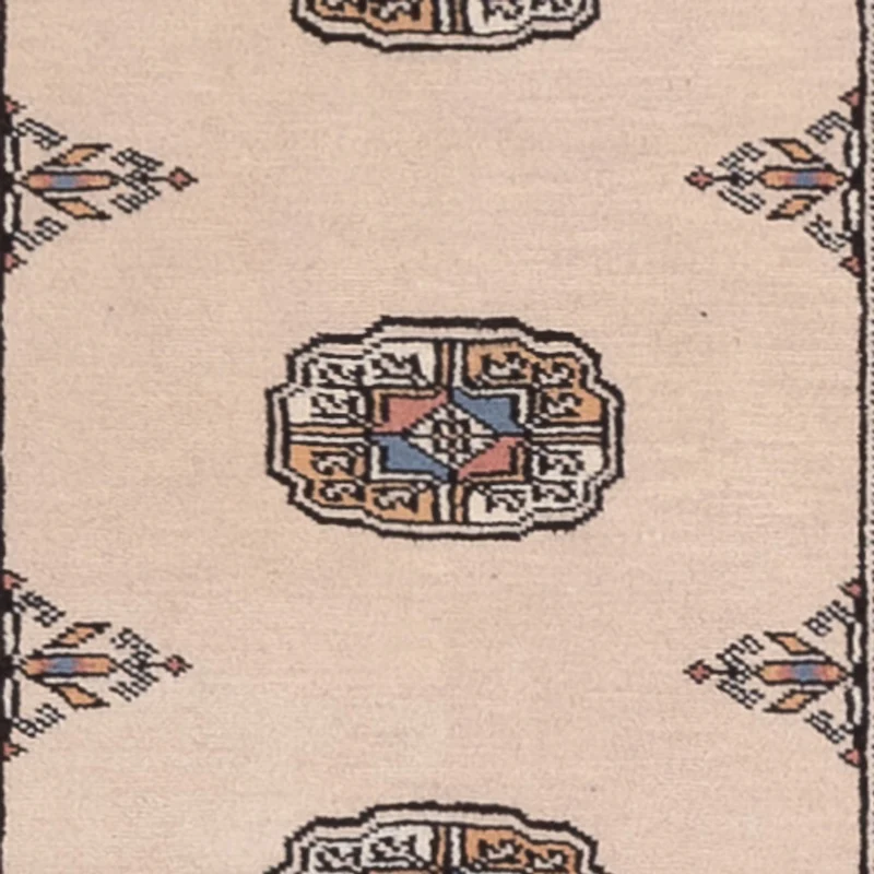Pakistan Teppich 79x310cm - Orientteppich - beige