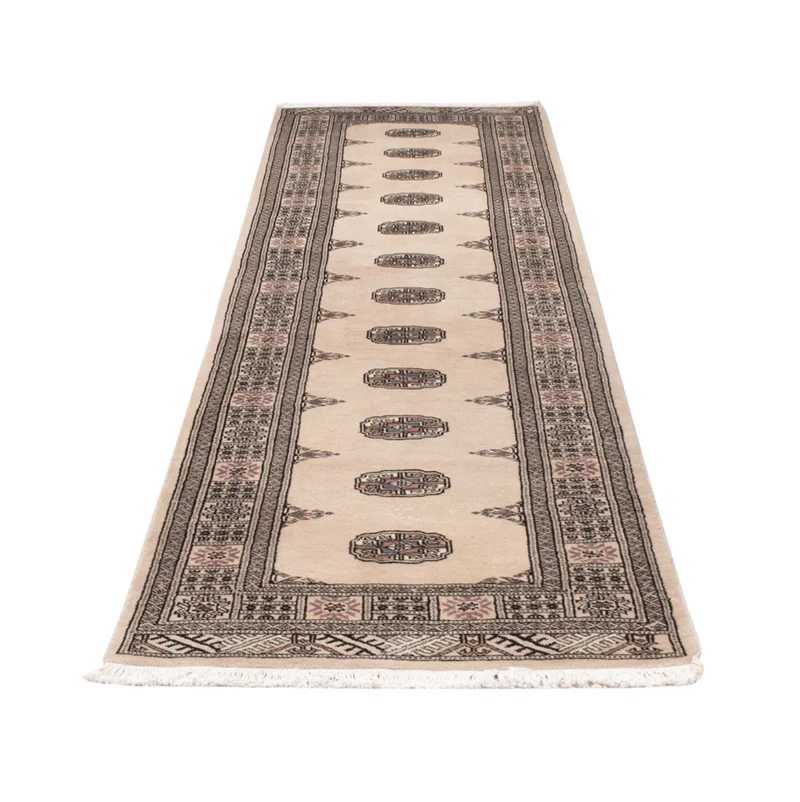 Pakistan Teppich 79x310cm - Orientteppich - beige