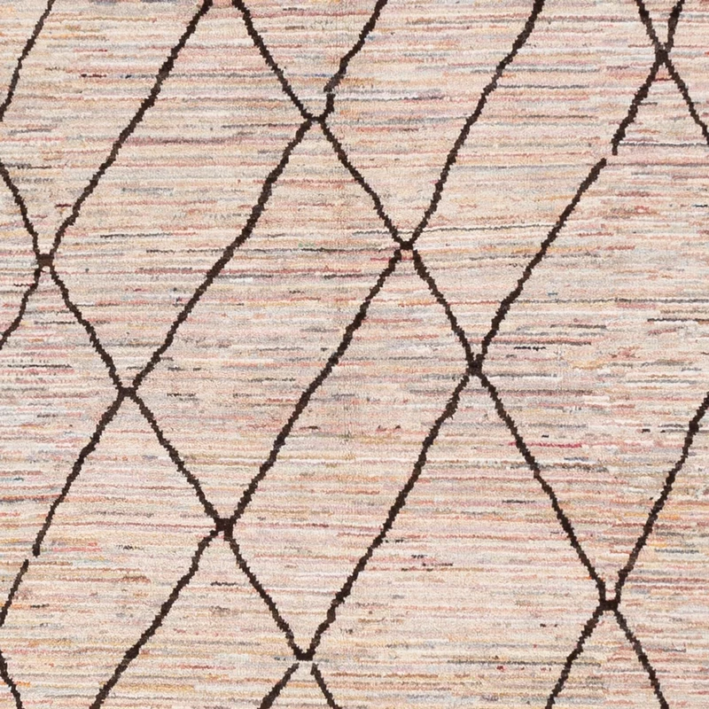 Berber Teppich 204x300cm - Wollteppich - beige