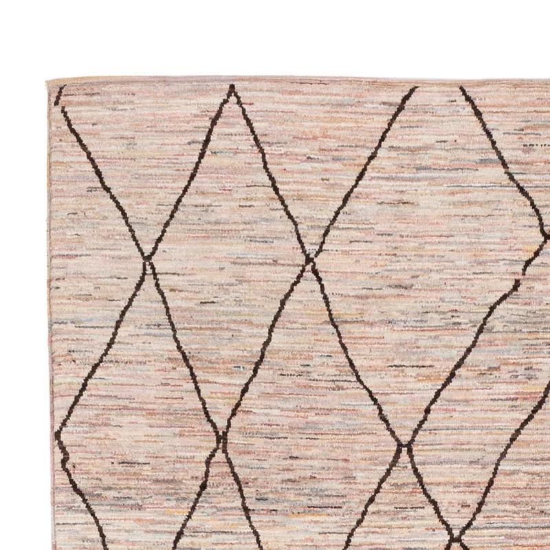 Berber Teppich 204x300cm - Wollteppich - beige