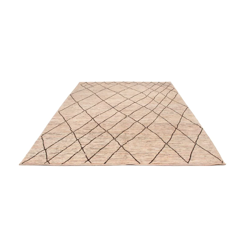 Berber Teppich 204x300cm - Wollteppich - beige