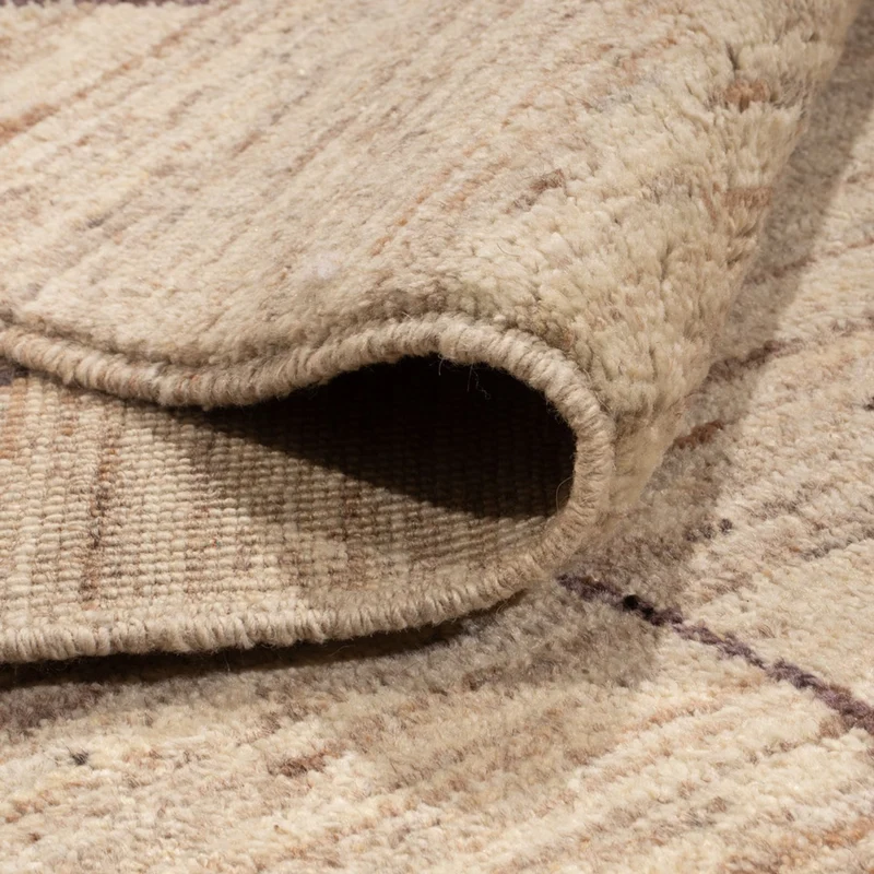 Berber Teppich 202x305cm - Wollteppich - beige