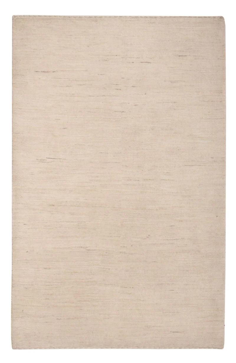 Indo Loribaft Teppich 104x154cm - Wollteppich - creme
