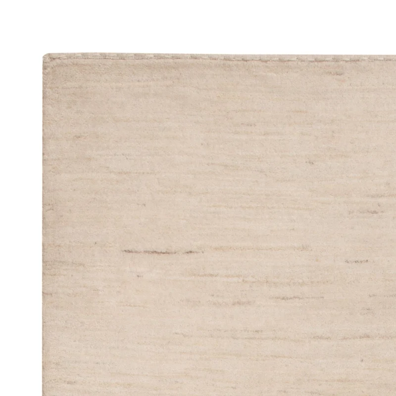 Indo Loribaft Teppich 104x154cm - Wollteppich - creme