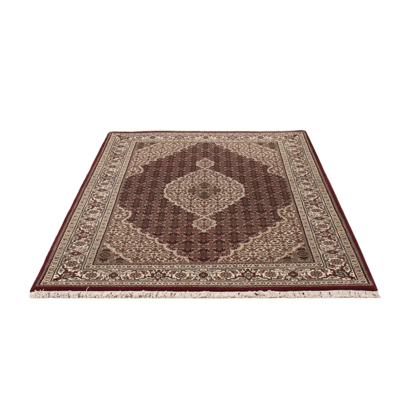Indo Täbriz Teppich 124x186cm - Orientteppich - dunkelbeige