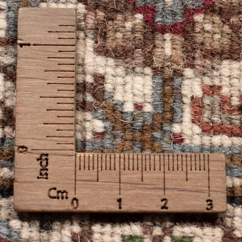 Indo Täbriz Teppich 124x186cm - Orientteppich - dunkelbeige