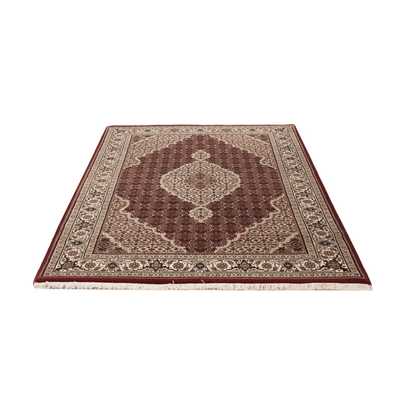 Indo Täbriz Teppich 123x187cm - Orientteppich - dunkelbeige